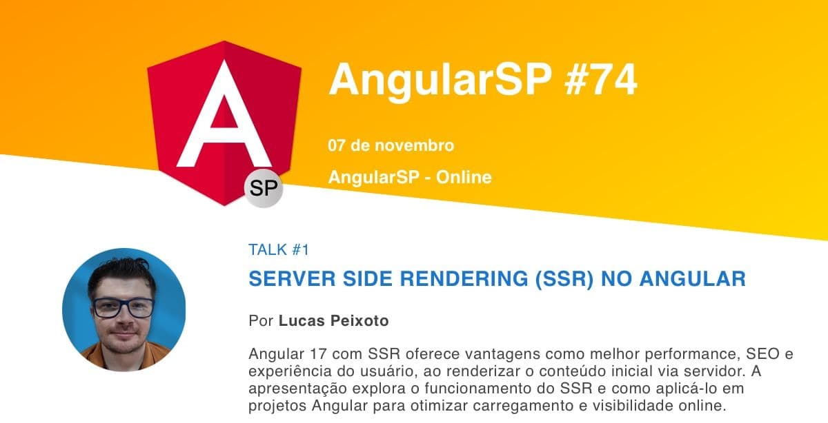 Server Side rendering (SSR) no Angular